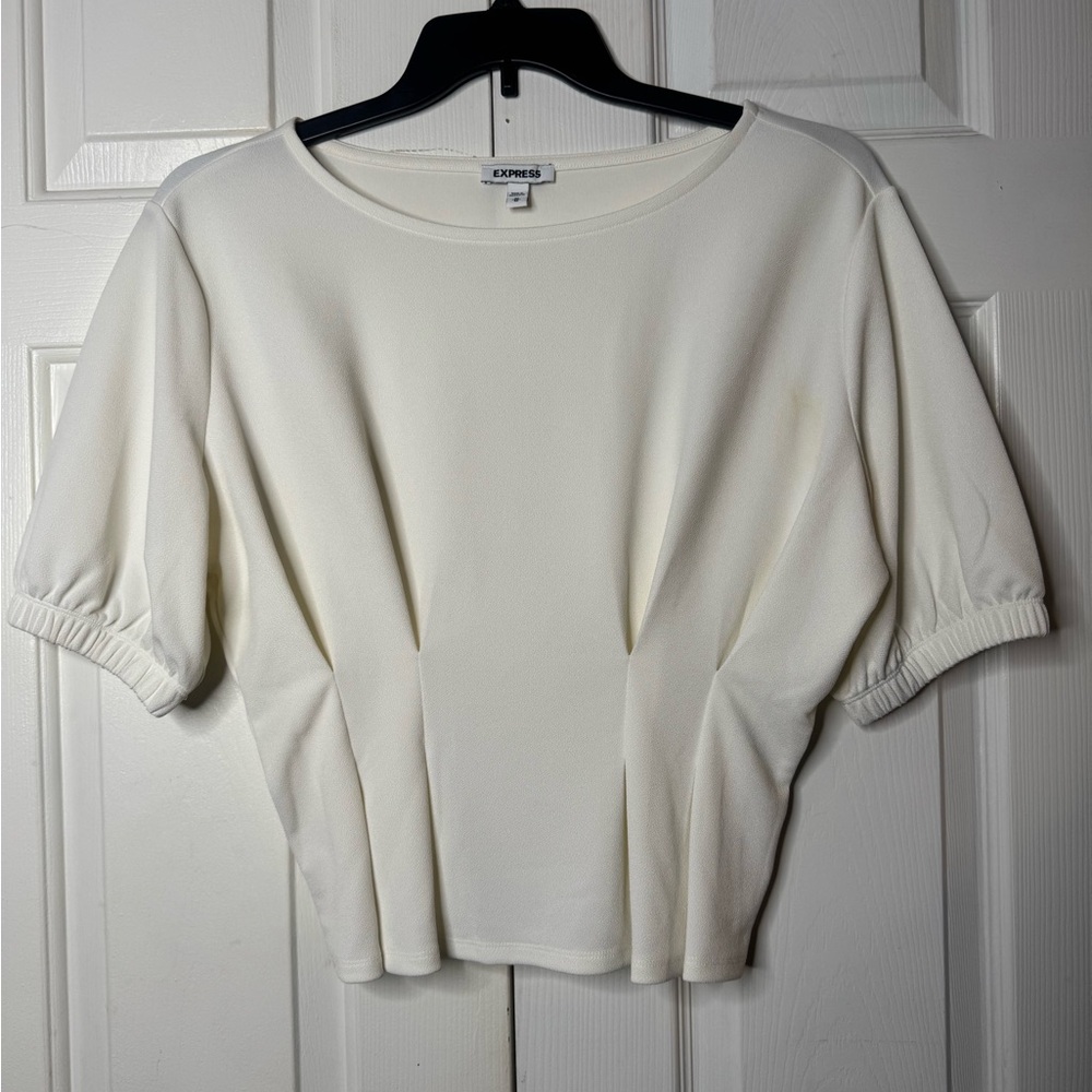 Express Cream Blouse - Picture 3 of 9